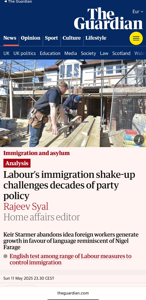 Labour’s immigration shake-up challenges decades of party policy