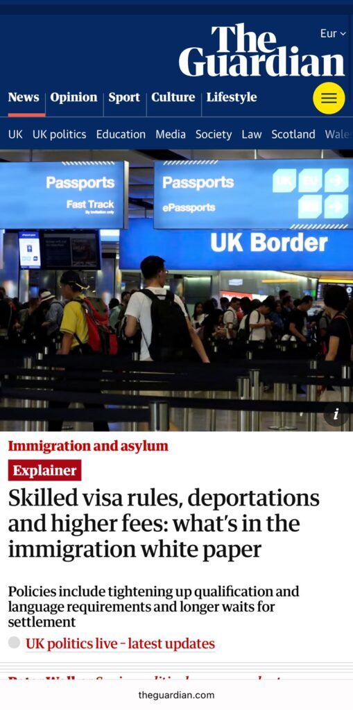 Skilled visa rules, deportations and higher fees: what’s in the immigration white paper